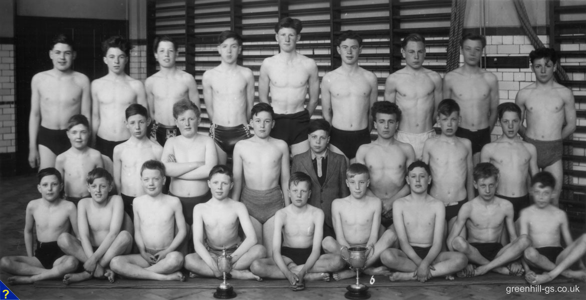 1954 Boys Swimming Group