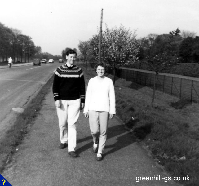 Michael and Pamela Walking